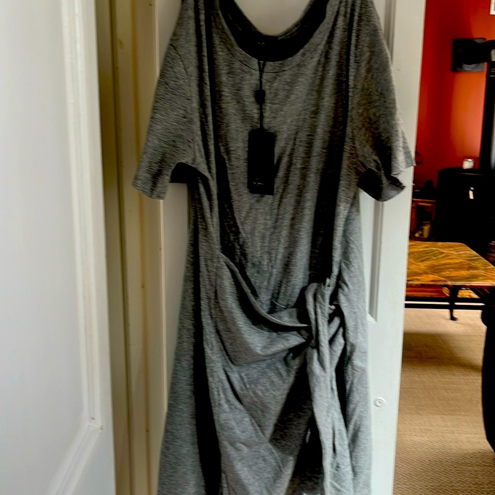 NWT Rails XL wrap front dress. Heather grey